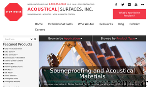 acousticalsurfaces.com Screenshot
