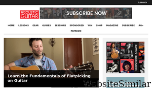 acousticguitar.com Screenshot