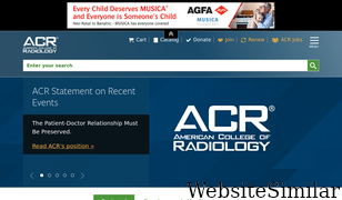 acr.org Screenshot