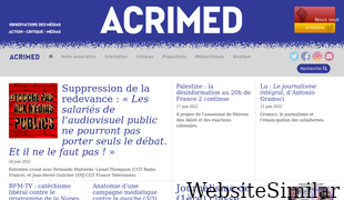 acrimed.org Screenshot