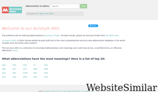 acronymattic.com Screenshot