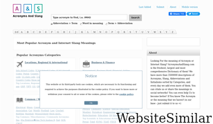 acronymsandslang.com Screenshot