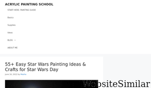 acrylicpaintingschool.com Screenshot