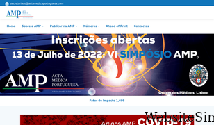 actamedicaportuguesa.com Screenshot