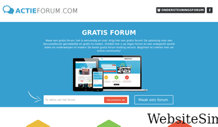 actieforum.com Screenshot