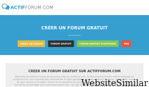 actifforum.com Screenshot