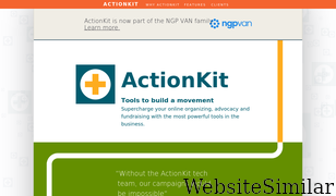 actionkit.com Screenshot