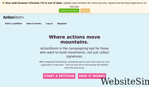 actionstorm.org Screenshot