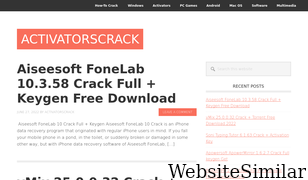 activatorscrack.com Screenshot