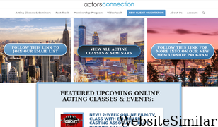 actorsconnection.com Screenshot