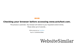 actufoot.com Screenshot