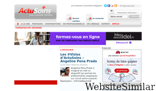 actusoins.com Screenshot