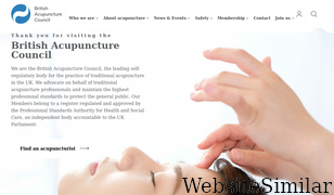acupuncture.org.uk Screenshot