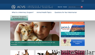 acvs.org Screenshot