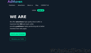 ad-maven.com Screenshot