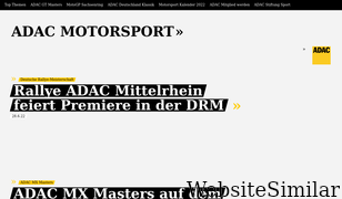 adac-motorsport.de Screenshot