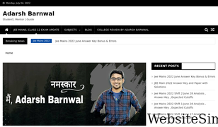 adarshbarnwal.com Screenshot
