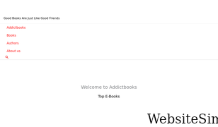addictbooks.com Screenshot