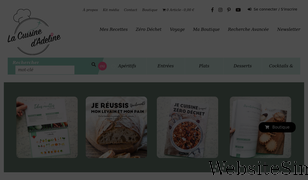 adeline-cuisine.fr Screenshot