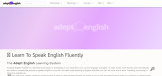 adeptenglish.com Screenshot