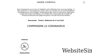 adioscorona.org Screenshot