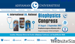 adiyaman.edu.tr Screenshot