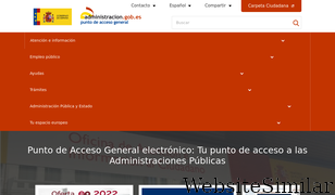 administracion.gob.es Screenshot