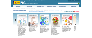 administracionelectronica.gob.es Screenshot