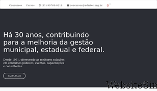 admtec.org.br Screenshot