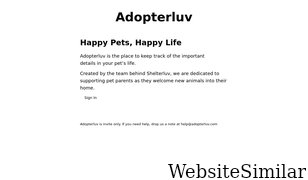 adopterluv.com Screenshot