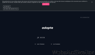 adopteunmec.com Screenshot