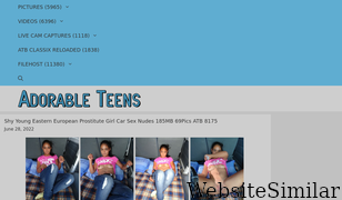 adorable-teens.net Screenshot