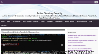 adsecurity.org Screenshot
