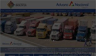 aduana.gob.bo Screenshot