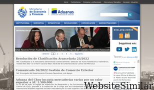 aduanas.gub.uy Screenshot