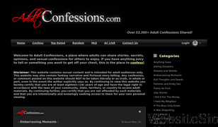 adultconfessions.com Screenshot