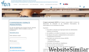 adum.fr Screenshot