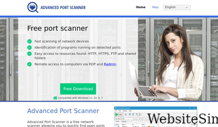 advanced-port-scanner.com Screenshot