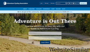adventurecycling.org Screenshot