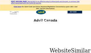advil.ca Screenshot