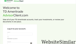 advisorclient.com Screenshot