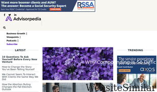 advisorpedia.com Screenshot