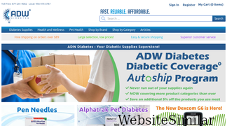 adwdiabetes.com Screenshot