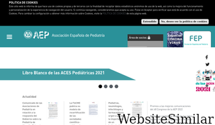 aeped.es Screenshot