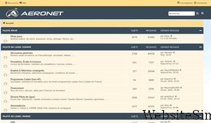 aeronet-fr.org Screenshot