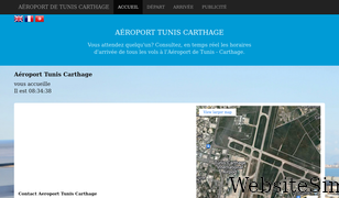 aeroport-tunis-carthage.com Screenshot