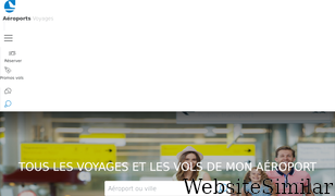 aeroports-voyages.fr Screenshot