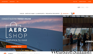 aeropuertodecarrasco.com.uy Screenshot