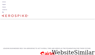 aerospike.com Screenshot