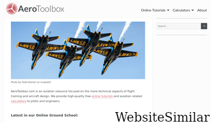 aerotoolbox.com Screenshot